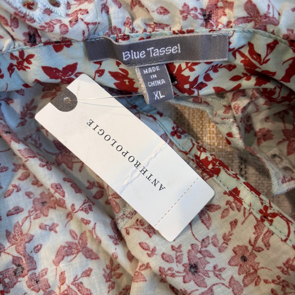 Anthropologie Trina Bow Blouse - Picture 7 of 9